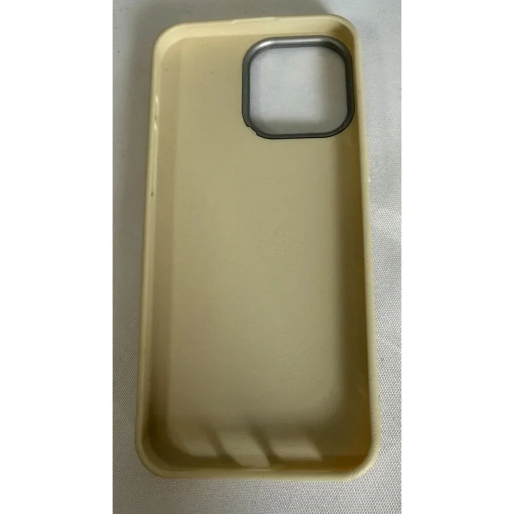 iPhone 14 Pro Max+/iphone15 Pro Max Case Floral Design‎ Cream Color Background
